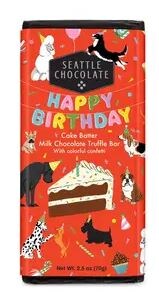 Seattle Chocolate - Happy Birthday bar